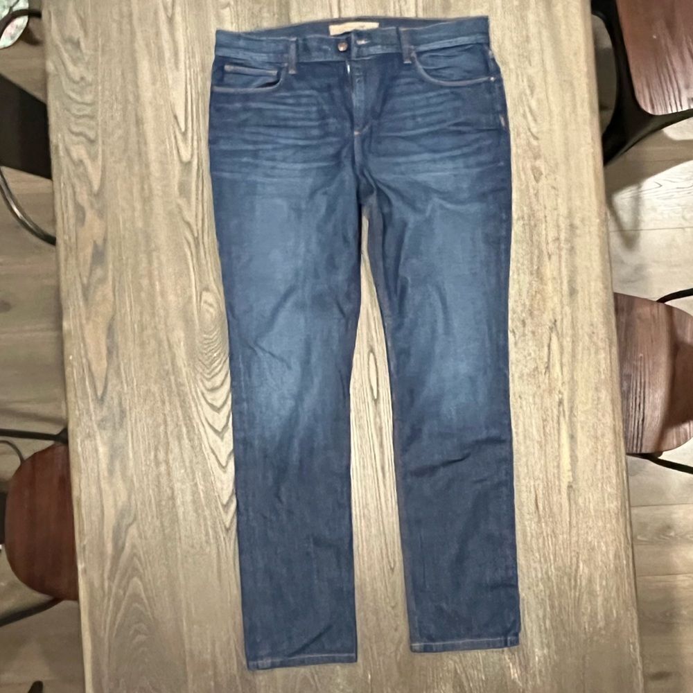 Joes Mens 32W Skinny Jeans Slim Fit Denim Button Fly Medium Wash Blue